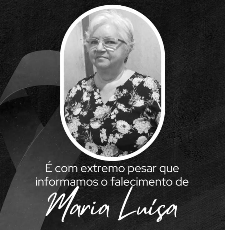 Caraúbas: presidente Teinha divulga nota de pesar pelo falecimento da senhora Maria Luiz de Pedrosa