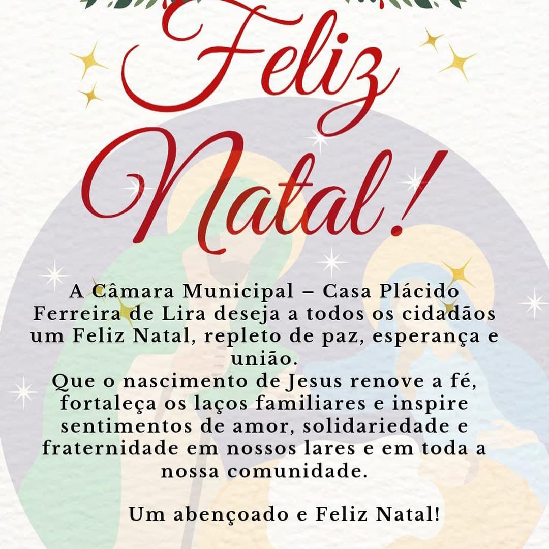 Câmara de Vereadores celebra Natal e reforça compromisso com o bem comum
